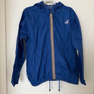 Vintage K-Way packable rain jacket/windbreaker w/full-zip. Men's Small.